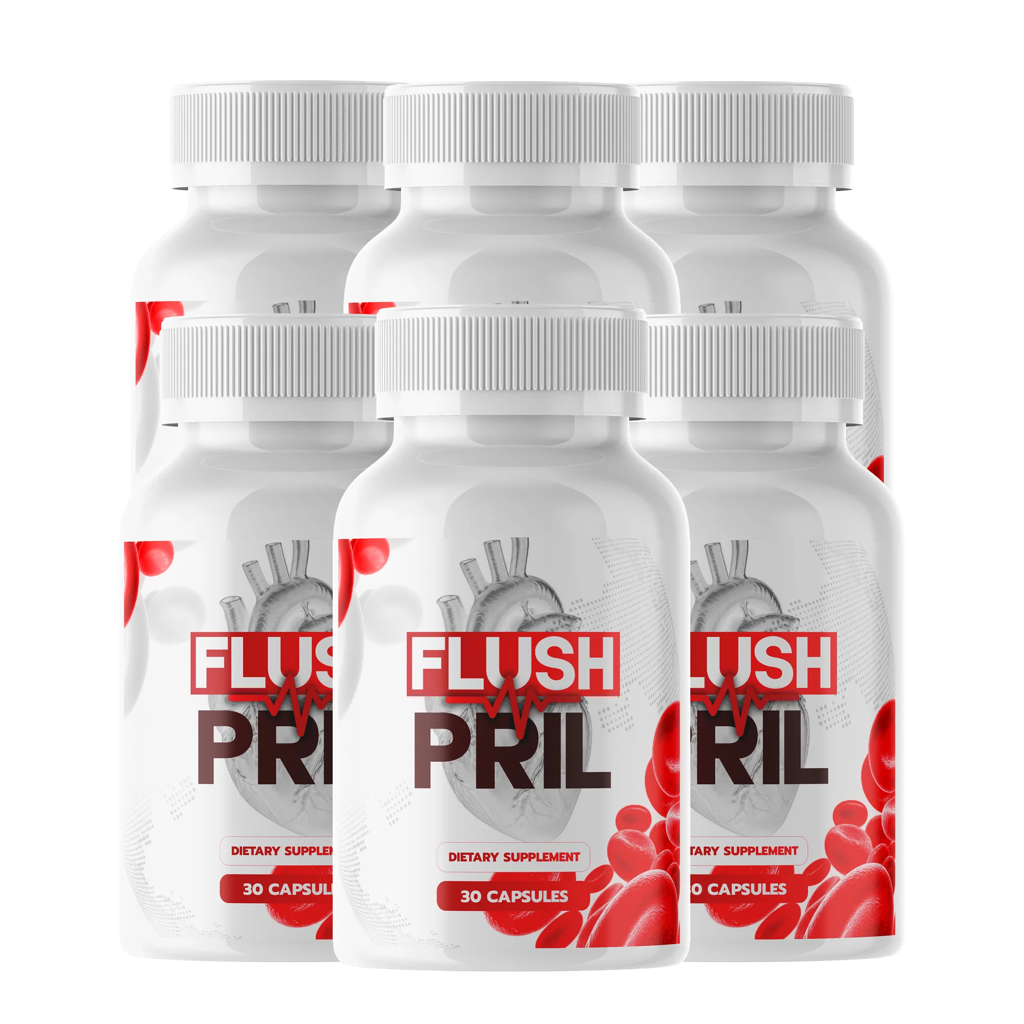 FlushPril™ 6-bottle pack